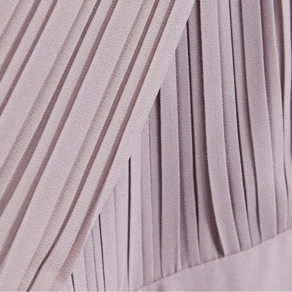 ASOS Maternity Exclusive Pleated Maxi Dress in Gray - Picture 4 of 4